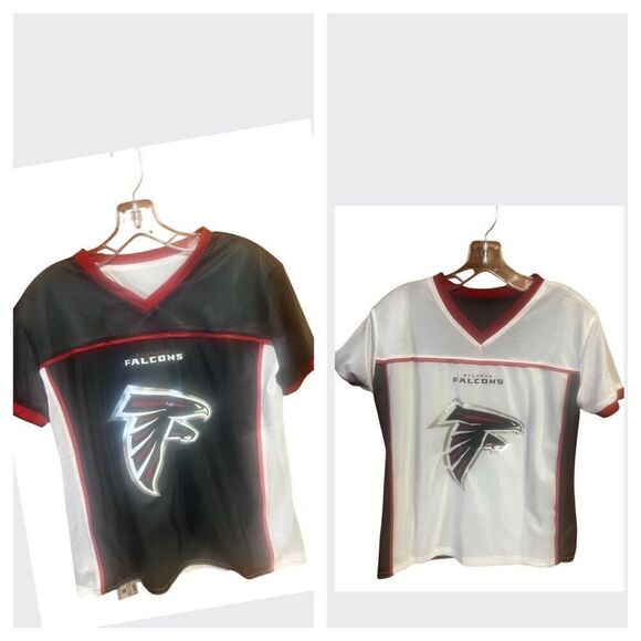Atlanta Falcons NFL Boys reversible Short Sleeve Pullover Jersey Sz L NWOT - Picture 1 of 6